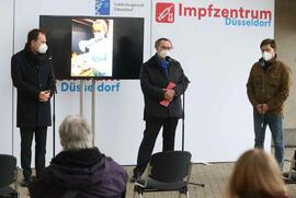 Impfaktion gegen COVID-19 in der Landeshauptstadt Düsseldorf ist gestartet