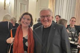 Petra Barabasch trifft Bundespräsidenten am Weltfrauentag